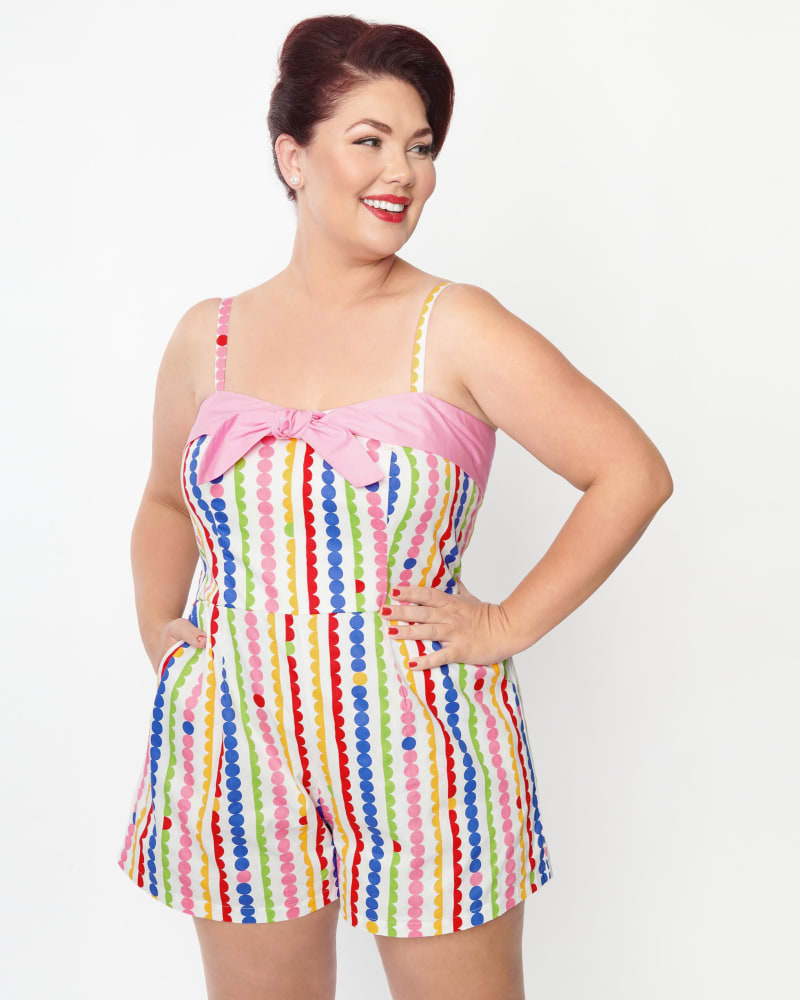 Womens rainbow romper hotsell